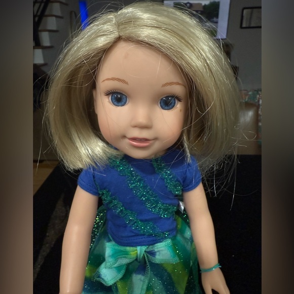 American Girl WellieWishers Camille Doll – 14.5” Blonde Blue Eyes - Picture 2 of 13